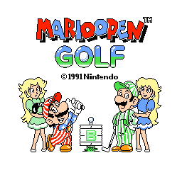Mario Open Golf screenshot 3 for Famicom